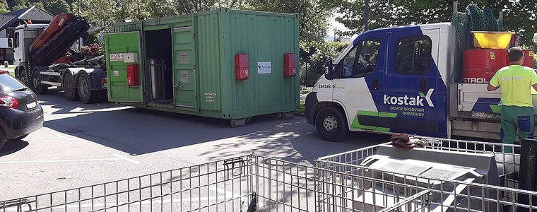 Akcija zbiranja starih aparatov in drugih nevarnih odpadkov v Krškem z okolico