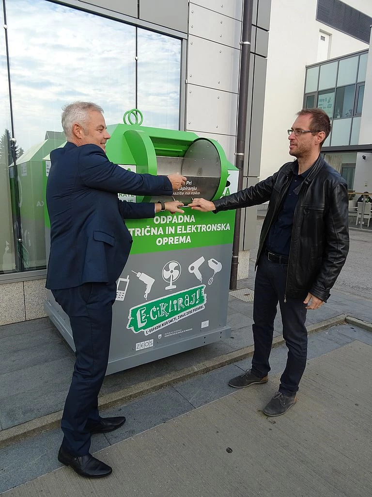 V okolici Ptuja postavljeni novi oz. dodatni ulični zbiralniki za stare aparate