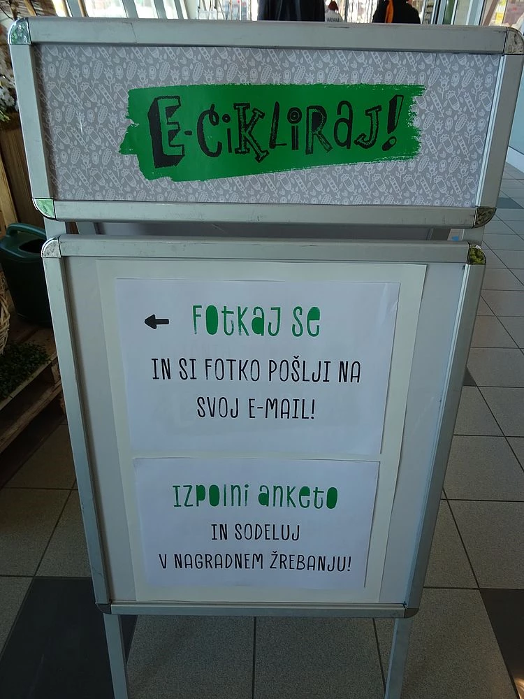 V kranjskem Merkurju smo E-ciklirali