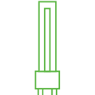 Kompaktne fluorescentne sijalke - neintegrirane